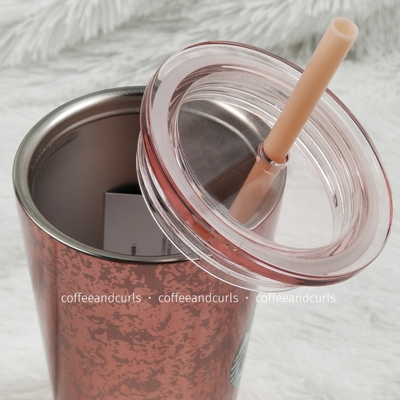 Starbucks Pink Mercury Flake Cold Cup 16oz - Picture 5 of 9